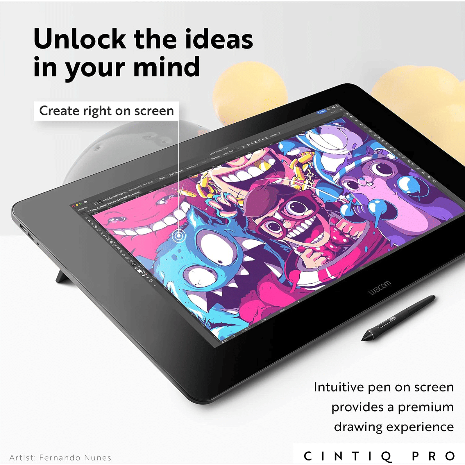 Buy Wacom Cintiq Pro 24 Graphics Tablet (23.6 Inch, Black) Online